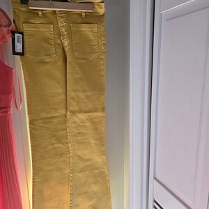 Ramy Brook Yellow Flare Jeans
